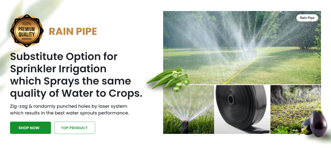 Siddhi Agritech rain pipe mulching film