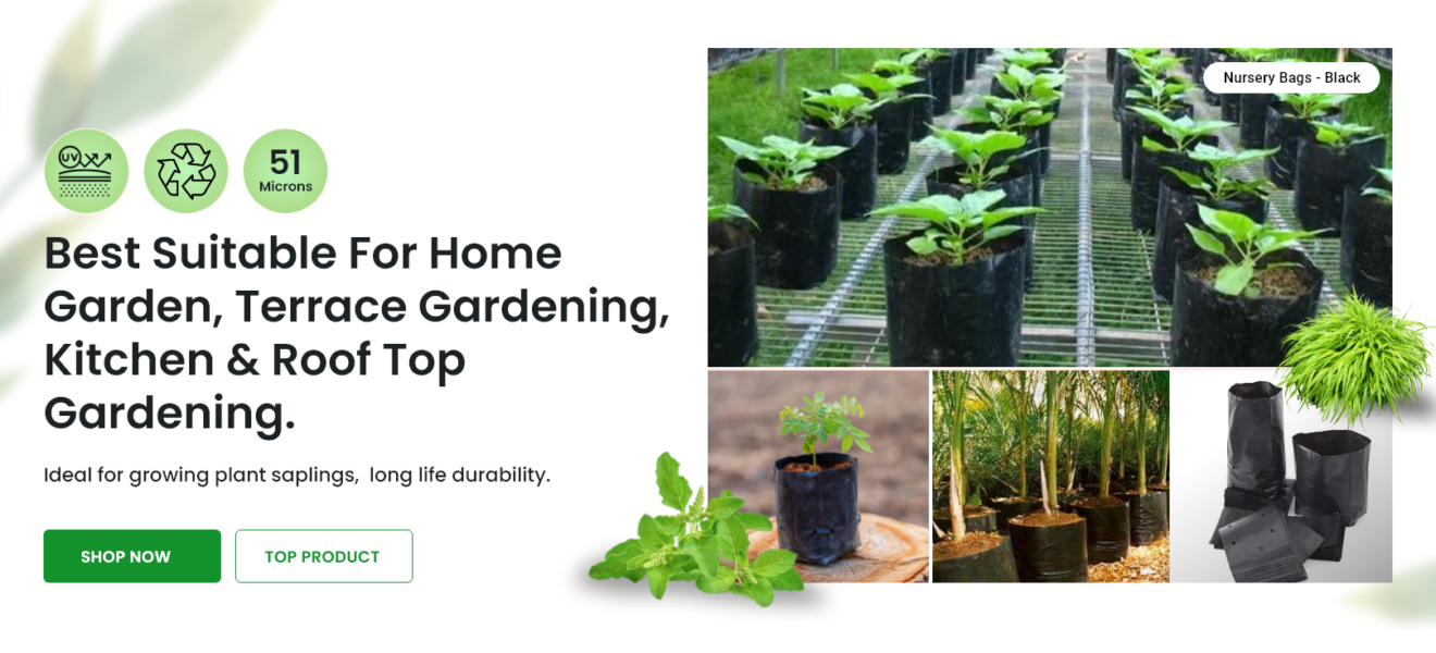 Siddhi Agritech rain pipe mulching film grow bag online nursery bag online