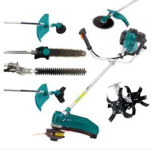 Siddhi 6 in 1 Side pack Brush Cutter with Weeder, Tiller Chainsaw & Blade Attachments,52cc 2 Stroke