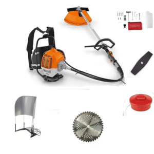 Siddhi Heavy Duty Backpack Brush Cutter 2-Stroke 52cc Engine with TCT blade and Paddy guard