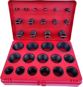 Premium Quality O Ring service Kit inches Size (382 pieces) Rubber Nitrile Metric O Rings Box Box 30 Sizes