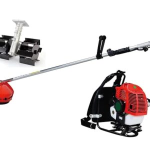 Siddhi Backpack 4 Stroke Multi Crop Brush Cutter with Flat Tiller Attachment