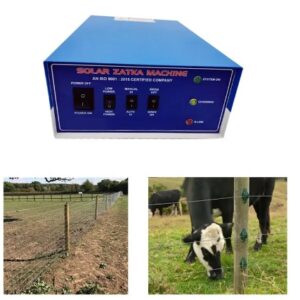 Siddhi 5 KV Solar zataka machine with cable, Siren