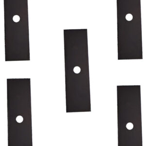 Siddhi 12 inch Rectangular Carbon Steel Blade Attachment for Petrol Brush Cutter (Pack of 5)