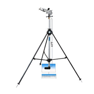 Automat 1 inch Rain Gun with Connector, 4 Feet GI Riser Pipe & 3 Leg Stand