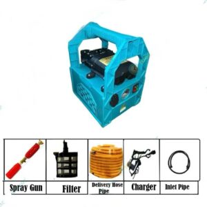 Heavy Duty 250 PSI Double Motor Portable Battery Sprayer 12V 14Ah Battery 15 Meter Hose Pipe