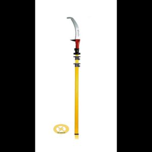 Festel Skytuch Multipurpose Shock Proof Fiberglass 8 to 22 ft Extendable Telescopic Pole With Pruning Saw