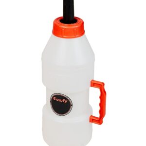 Swastik Agro Cow Calf Feeding Bottle with Nipple 2.5 LTR | Durable Plastic | Easy to Fill and Clean |
