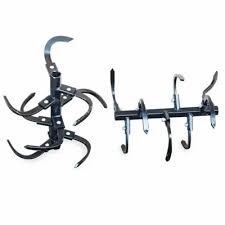 Heavy Duty 2.6 Feet Deep Tilling Rotavator Set (16 Blade, 2 Shaft, 16 Nuts) For Petrol Power Tiller